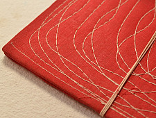 Bahi khata Red diary ☙ 31 { 11.5 X 8 in }