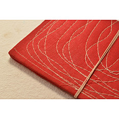 Bahi khata Red diary ☙ 31 { 11.5 X 8 in }