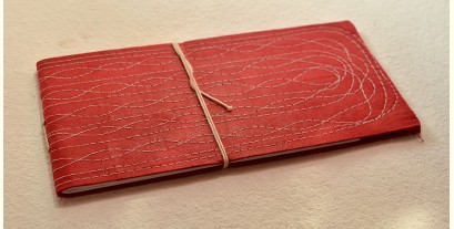 Bahi khata Red diary ☙ 33 { 14 X 7 in }