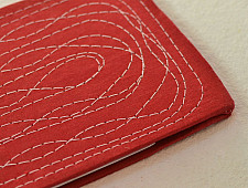 Bahi khata Red diary ☙ 35 { 16" X 8.7" }