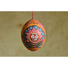 Pattachitra ~ Coconut Hanging ~ 1