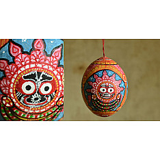 Pattachitra ~ Coconut Hanging ~ 1