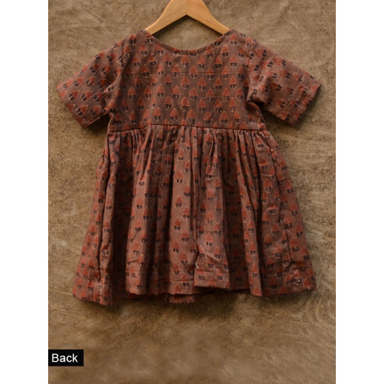 फुहार / Fuhar ✾ Kids Ajrakh frock ✼ H