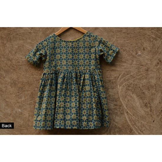 फुहार / Fuhar ✾ Kids Ajrakh frock ✼ J