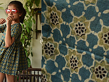 फुहार / Fuhar ✾ Kids Ajrakh frock ✼ J