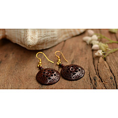 Kadam ☙ Wooden Earring ☙ B