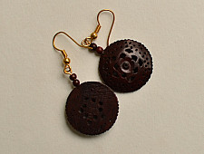 Kadam ☙ Wooden Earring ☙ B