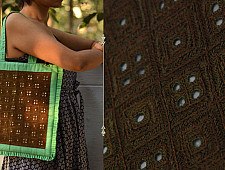 Hand Embroidered Tote Bag ~ 9