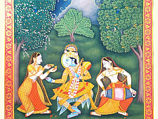 Pichwai Painting ~ Radha. Krishan { 2' X 3' }