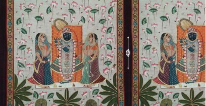 Pichwai Painting ~ Murlidhar ~ { 3 X 5 Feet }