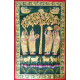 Pichwai Painting ~ Gopis . Gold foil Work