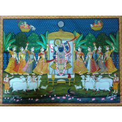 Sharad Poornima . Fine work ~ { 3X4 Feet }