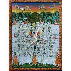Pichwai Painting ~ Gokul Van ~ { 2 X 3 Feet }