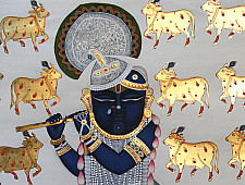 Pichwai Painting ~ Shyam ~ { 3X4 Feet }
