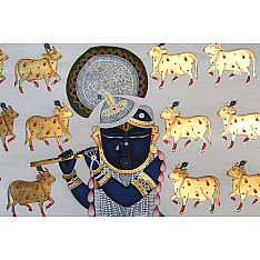Pichwai Painting ~ Shyam ~ { 3X4 Feet }