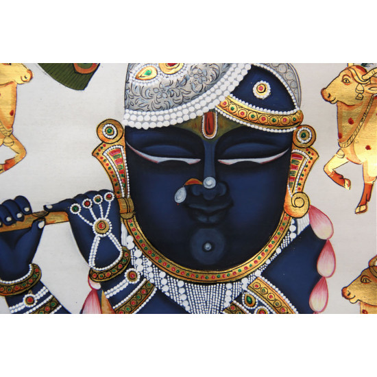 Pichwai Painting ~ Shyam ~ { 3X4 Feet }