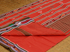 Cotton weaves ~ Ikat Saree { Sindoor - 2 }