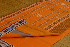 Cotton weaves ~ Ikat Saree { Haldi - 3 }