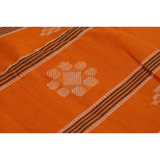 Cotton weaves ~ Ikat Saree { Haldi - 3 }