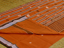 Cotton weaves ~ Ikat Saree { Sindoor - 3 }