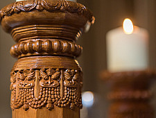 Karu ☘ Temple Pillar Lights { Wood } ☘ 6