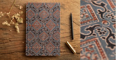 Hand Bound Ajrakh Cover Notebook ~ 05