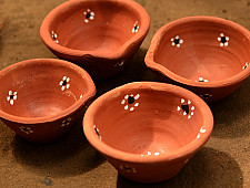Diya { 4 Small Diya }