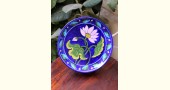 Atasi ⚘ Blue Pottery Blue Lotus Floral Plate ⚘ H