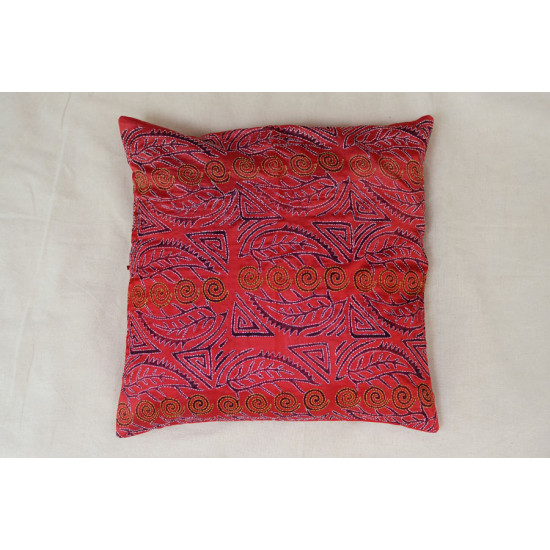 Kantha Cushion Cover - K (16 X 16 inch)