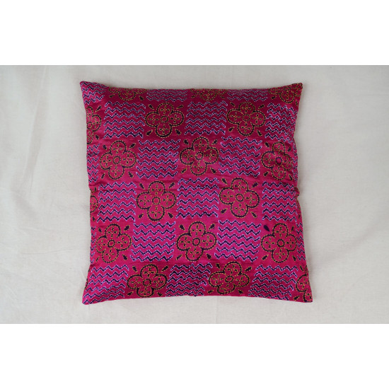 Kantha Cushion Cover - G (16 X 16 inch)