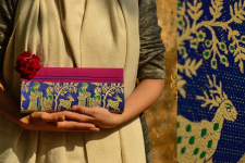 Baluchari Clutch Bag { P }