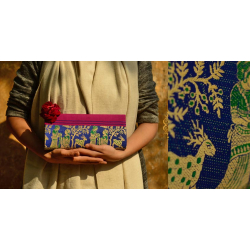 Baluchari Clutch Bag { P }