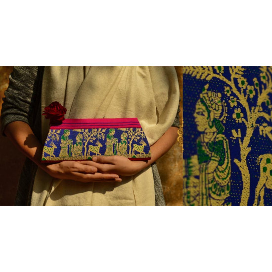 Baluchari Clutch Bag { T }