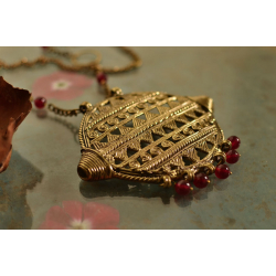 प्रभा ✺ Brass Necklace { 5 }