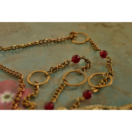 प्रभा ✺ Brass Necklace { 5 }