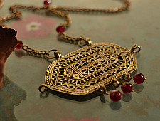 प्रभा ✺ Brass Necklace { 7 }