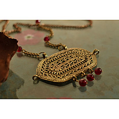 प्रभा ✺ Brass Necklace { 7 }