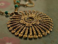 प्रभा ✺ Brass Necklace { 9 }