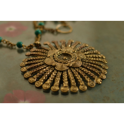 प्रभा ✺ Brass Necklace { 9 }