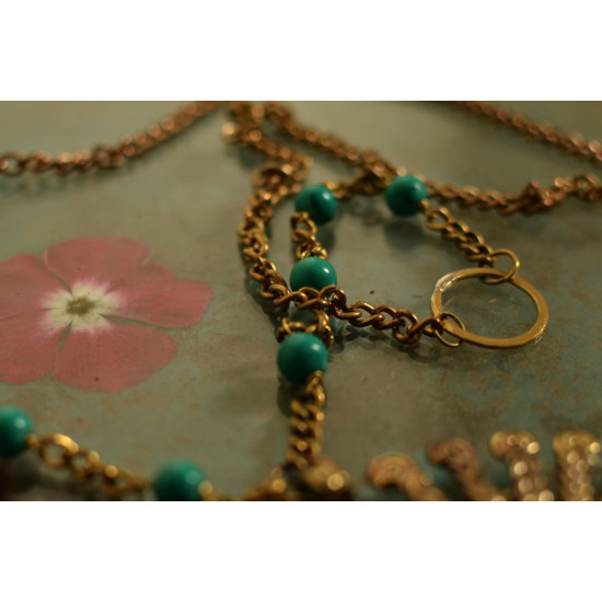 प्रभा ✺ Brass Necklace { 9 }