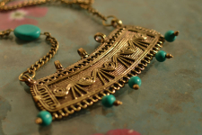 प्रभा ✺ Brass Necklace { 12 }