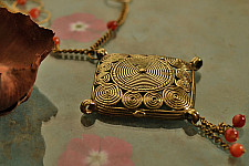 प्रभा ✺ Brass Necklace { 4 }