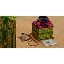 Baluchari Potli { A royal Bag }