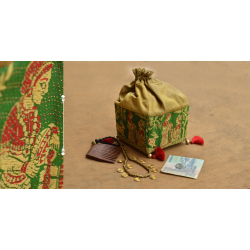 Baluchari Silk Bag { Potli Style }