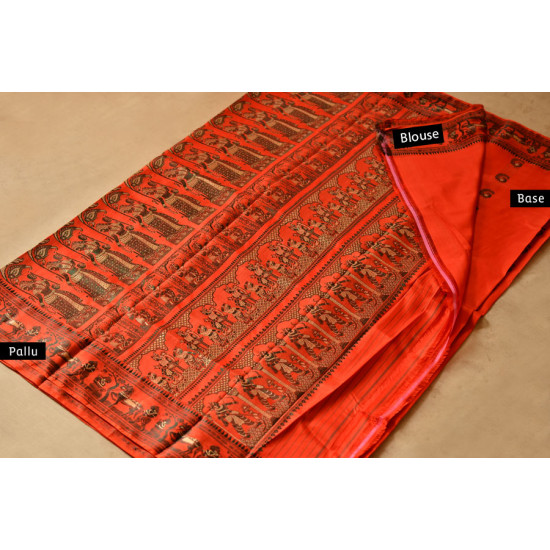 Gandharva ☙ Baluchari Silk Saree ☙ 4