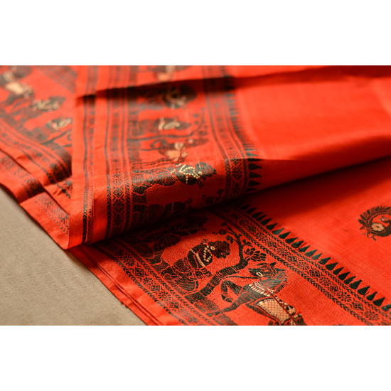 Gandharva ☙ Baluchari Silk Saree ☙ 4