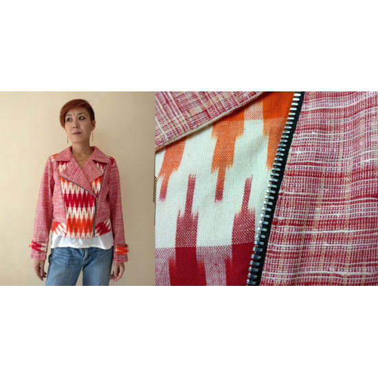 Expressway ❆ Biker Jacket - Handloom & Ikat ~ 1