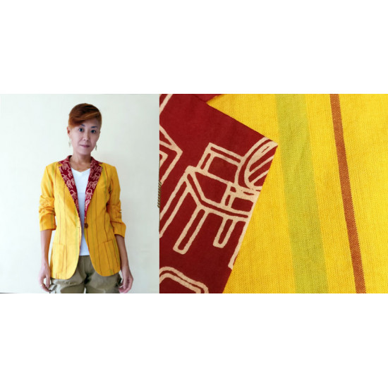 Expressway ❆ Blazer Jacket - Warm Stripe (Yellow) ~ 10