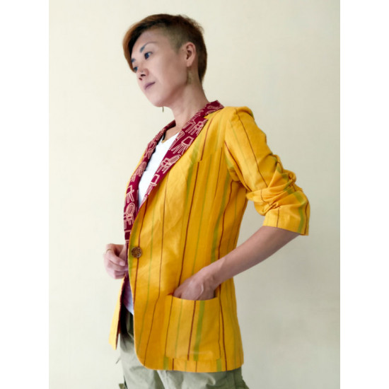 Expressway ❆ Blazer Jacket - Warm Stripe (Yellow) ~ 10