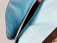 उपवन ~ Leather * Hand Painted { Clutch Madhur Mayur }